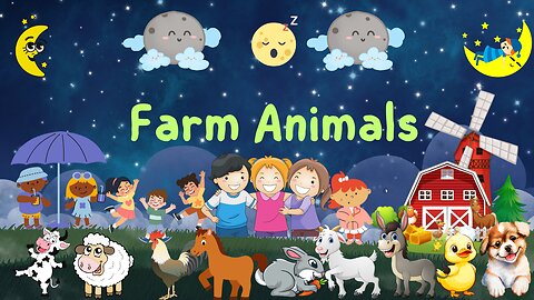 🐮 Farm Animal Vocabulary for Kids 🐐 | Learning Made Fun for Kids | Educational Videos for Kids
