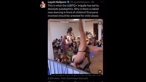 THIS IS WHAT THE LGBTQ, has LED TO. ABSOLUTE PEDOPHILIA.