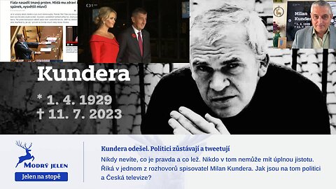 Milan Kundera odešel. Politici zůstávají a tweetují