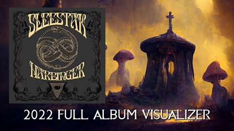 SLEESTAK - HARBINGER (2022 Full Album Visualizer) Doom Metal | Psychedelic | Sludge | Stoner
