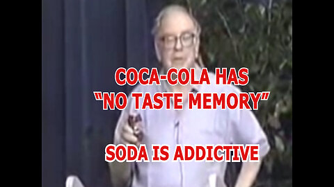 Warren Buffet - "Cola Has No Taste Memory" - In Their Own Words