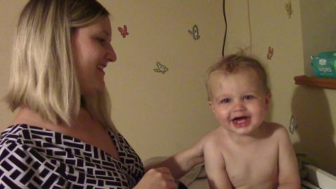 Baby can't stop laughing at favorite movie scene