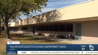 Santee teacher investigated for reportedly showing 'inappropriate' videos in class