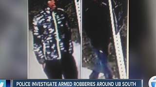 Police investigate armed robberies around UB South