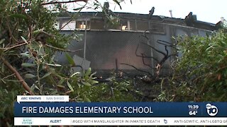 3 classrooms at Paradise Hills school damaged by fire