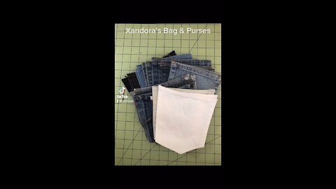 Use all parts of old jeans! Make something practical