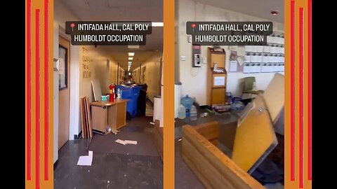 Hamas occupied multiple buildings at Cal Poly forcing shut down until fall semester.