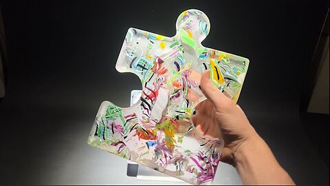 Making Glass Puzzle Pieces - Artist Vlog #9