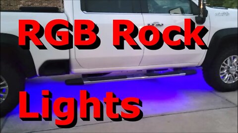 RGB Rock Lights - LED Underglow Under Body Rock Lights by Bevinsee