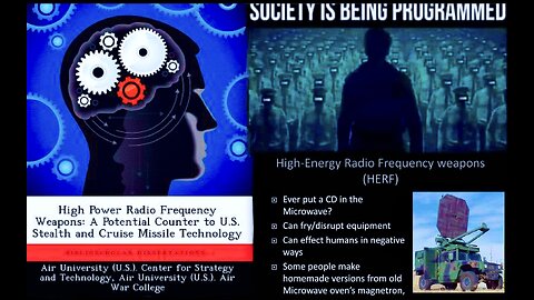 USA Military Study Mind Control Thru Extremely Low Radio Frequency Energy To Drive People Crazy