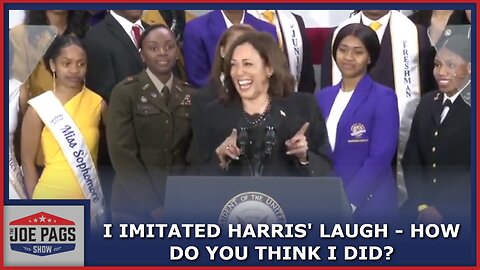 Pags Imitates Harris Laughing