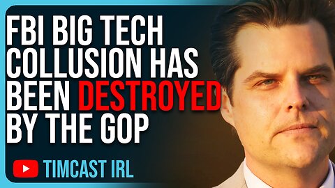 FBI Big Tech Collusion DESTROYED By The GOP, Media Cries That Their Election Interference Ended