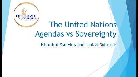 Agenda 2030 VS Sovereign Community