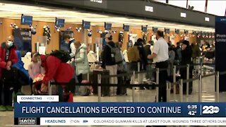 Experts concerned flight cancelations could continue through New Year's Eve