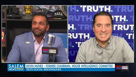 The Deep State, Big Tech, and wine. Devin Nunes with Kash Patel on AMERICA First