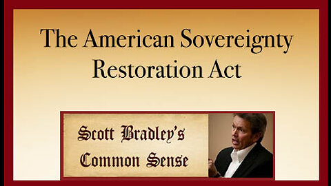 The American Sovereignty Restoration Act