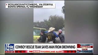 Amazing Video: Collier County Cowboys Rescue Man From Rising Flood Waters During Hurricane Ian