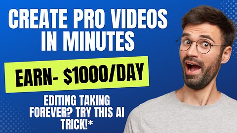 YouTube Video Editing Revolution: Invideo AI Tutorial - Get Started NOW!