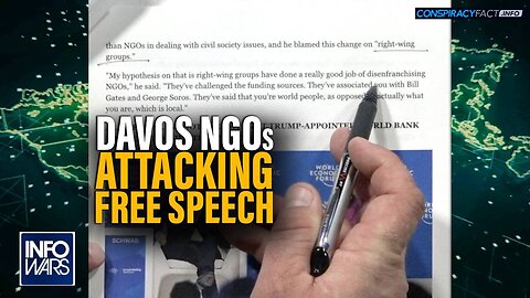 VIDEO: DAVOS NGOs Demonizing Right-Wing for Exposing Their Authoritarian Agenda