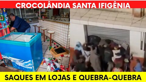 CRACOLÂNDIA SANTA IFIGÊNIA SAQUES E QUEBRA | QUEBRA