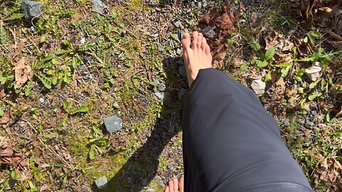Barefoot Hiking with Jesus