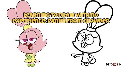 learning to draw with no experience: Panini from Chowder | rate my drawing