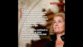 Settlement payment for Governor General Payette's staff cost over $319,000