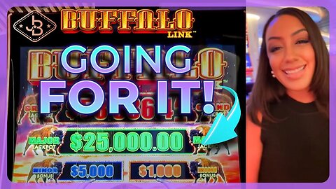 Buffalo Link Jackpot Frenzy🚨:Going for the $25,000 Major Jackpot!💰🎰