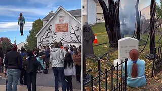 Insane 'Stranger Things' Halloween Display In Plainfield Home