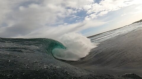 POV RAW CLIPS HEAVY PADDLE OUT INTO HEAVIER CONDITIONS