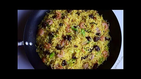 Nigerian Fried Rice - Ginger Coconut Fried Rice