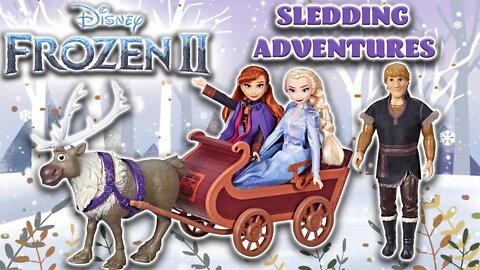 Frozen 2 Toys ! Frozen 2 Sledding Adventures Doll Set