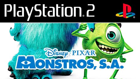 MONSTERS, INC. (PS2) - Gameplay do início do jogo Monstros S.A. de PlayStation 2! (PT-BR)