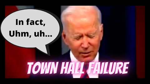 CNN Town Hall -- Joe Biden makes a fool of himself -- again.