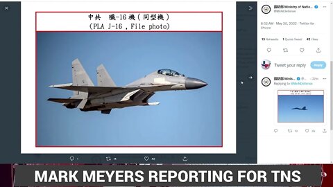 BREAKING: 30 Chinese warplanes entered Taiwan's southwest air defense identification zone today