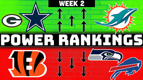 NFL week 2 Power Rankings