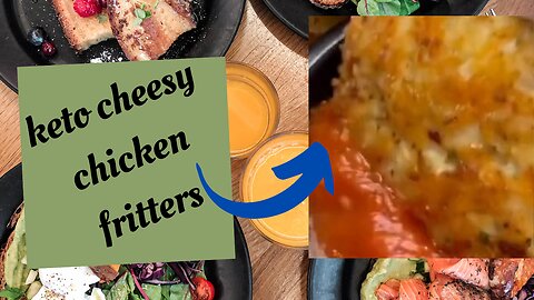 The best keto recipes for weight loss: keto cheesy chicken fritters
