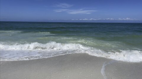 Looped Wave ASMR on Marco Island, FL #Waves #ASMR #GulfOfMexico #MarcoIsland #4K #MentalHealth
