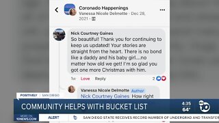 Community helps woman with ailing father's bucket list