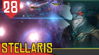 GUERRA contra IMPERIO DESPERTO - Stellaris Overlord #28 [Gameplay PT-BR]