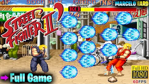 Street Fighter II': Champion Edition (Alpha Magic-F): Blue Ken - Arcade (Full Game Walkthrough)
