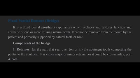 Endodontics L12 (Prosthetic Dentistry)