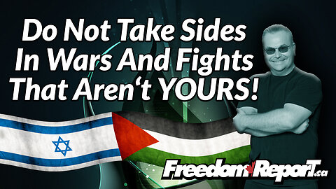 Kevin J. Johnston Warns You To NOT Take a Side In The Israel Palestine War