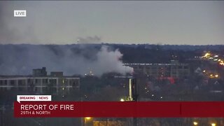 Structure fire near 29th and North in Milwaukee