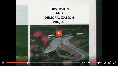 Subversion and Demoralization Project - Chapter 2 of 2