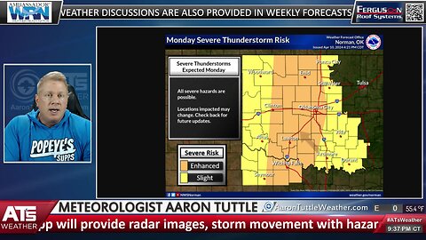 WATCH: Wednesday Night Weather Update - Tornadoes Monday?