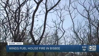 Saginaw Fire in Bisbee burns homes and vehicles, sends two to hospital