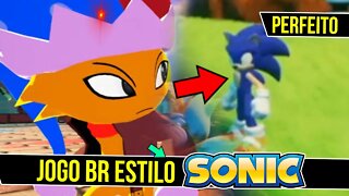Jogo estilo Sonic feito no BRASIL - Spark 3 #shorts