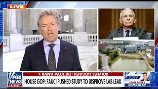 Sen Rand Paul Exposes Fauci’s COVID Origin Cover Up