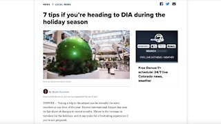 7 tips if you’re heading to DIA during the holiday season